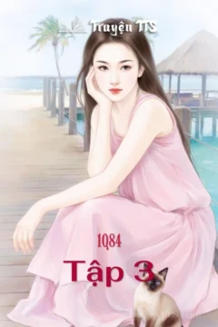 Bìa sách 1Q84 Tập 3 của Haruki Murakami, với hình ảnh bí ẩn và thu hút.