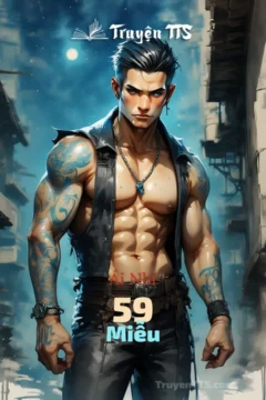 Bìa truyện Ái Nhĩ 59 Miễu với nhân vật Vũ Hàm Anh và Hạ Thần trong bối cảnh game.