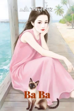 Bìa truyện Ba Ba với hình ảnh người phụ nữ mang vẻ mặt đầy suy tư và quyết tâm.