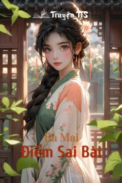 Bà Mai Điểm Sai Bài - Tranh minh họa một cặp đôi cổ trang trong tình huống hài hước.