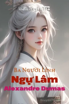 Bìa sách "Ngự Lâm" với hình ảnh D'Artagnan và ba chàng ngự lâm quân trên nền cổ điển.
