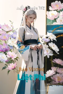 Bìa truyện Bạo Vương Liệt Phi với hình ảnh nữ chính xinh đẹp nhưng u buồn bên cạnh nam chính lạnh lùng.