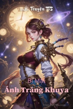 Bìa truyện Bí Mật Ánh Trăng Khuya với tông màu tối và hình ảnh huyền bí.