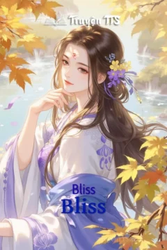 Bìa truyện Bliss với hình ảnh hai nhân vật chính, Lady Helen và Ngài Holden.