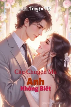 Bìa truyện "Câu Chuyện Mà Anh Không Biết" với hình ảnh hai nhân vật chính.