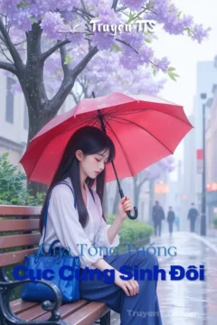 Ảnh bìa truyện Cục Cưng Sinh Đôi với hình ảnh Tổng thống và Nữ quản gia.