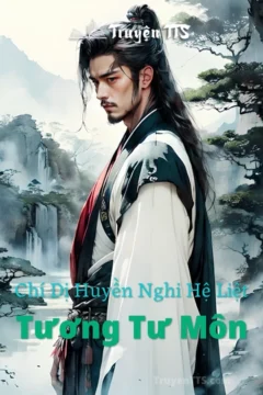 Bìa truyện Tương Tư Môn với hình ảnh hai nhân vật chính Vi Trường Ca và Tô Vọng Ngôn trong bối cảnh huyền bí.