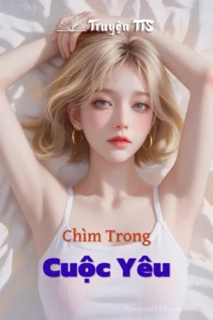 Bìa truyện Chìm Trong Cuộc Yêu với hình ảnh cô gái đau khổ