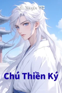 Bìa truyện Chú Thiền Ký với hình ảnh nhân vật nữ trong trang phục cổ đại, thể hiện nỗi buồn.