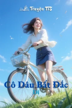 Ảnh bìa truyện Cô Dâu Bất Đắc Dĩ, thể hiện cặp đôi chính với những tình huống dở khóc dở cười.