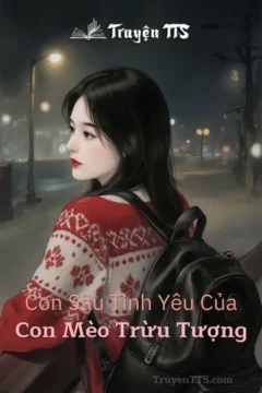 Bìa truyện Con Mèo Trừu Tượng với hình ảnh minh họa phong cách hiện đại.