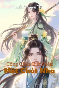 Bìa truyện Công Chúa Biết Điều Một Chút Nha với hình ảnh công chúa và người đàn ông bí ẩn