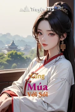 Bìa truyện Cùng Múa Với Sói với hình ảnh hai nhân vật đối đầu nhau.