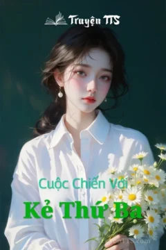 Bìa sách Cuộc Chiến Với Kẻ Thứ Ba, thể hiện cuộc đối đầu giữa vợ và bồ nhí.