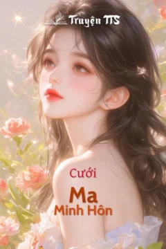 Bìa truyện Cưới Ma với hình ảnh ma mị, bí ẩn.