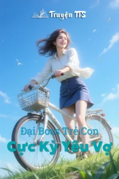 Bìa truyện Đại Boss Trẻ Con Cực Kỳ Yêu Vợ với hình ảnh cặp đôi trẻ trung