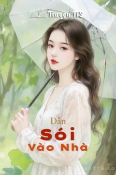 Ảnh bìa truyện Dẫn Sói Vào Nhà với hình ảnh nhân vật chính và ẩn ý về sự nguy hiểm.