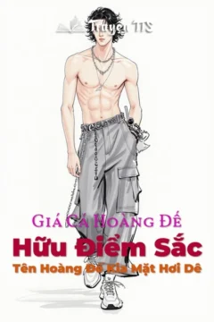Bìa truyện Hoàng Đế Hữu Điểm Sắc với hình ảnh hai nhân vật nam chính trong trang phục cổ trang.