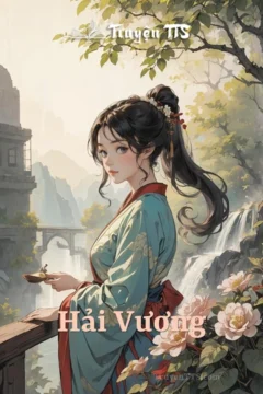 Bìa truyện Hải Vương với hình ảnh nữ tướng và Hải Vương