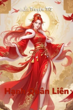 Bìa truyện Hạnh Quân Liên với hình ảnh cổ trang và cặp đôi chính