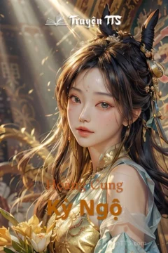 Bìa truyện Hoàng Cung Kỳ Ngộ với hình ảnh chú chim sẻ và ba chàng trai.