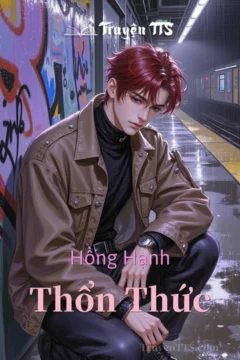 Bìa truyện Hồng Hạnh Thổn Thức với hình ảnh nhân vật nam đang chìm trong suy tư.