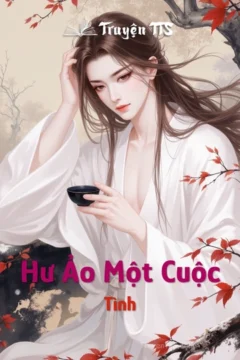 Ảnh bìa truyện Hư Ảo Một Cuộc Tình của Quỳnh Dao, thể hiện cảnh Lạc Mai hy sinh cứu thú.