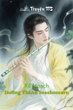 Bìa truyện Dưỡng Thành Sesshomaru với hình ảnh Sesshomaru thời trẻ và nữ chính