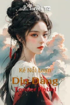 Bìa sách Kẻ Nổi Loạn Dịu Dàng với hình ảnh hai nhân vật chính