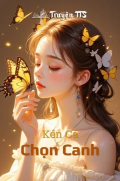 Bìa truyện Kén Cá Chọn Canh với hình ảnh cặp đôi chính và em bé