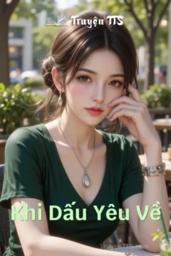 Bìa truyện Khi Dấu Yêu Về với hình ảnh cặp đôi lãng mạn trên núi