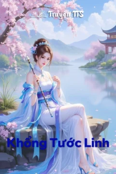 Bìa truyện Khổng Tước Linh với hình ảnh ám khí rực rỡ tựa chim công.