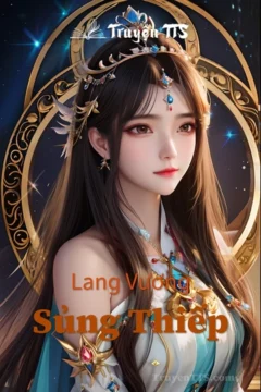Bìa truyện Lang Vương Sủng Thiếp với hình ảnh nhân vật chính và biểu tượng sói.