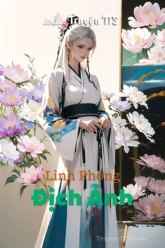 Bìa truyện Địch Ảnh với hình ảnh nhân vật chính trong bối cảnh giang hồ huyền bí.
