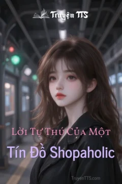 Hình ảnh bìa truyện Tín Đồ Shopaholic, mô tả cô gái trẻ mê mua sắm với những hóa đơn chất đống.