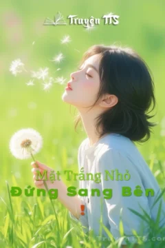Bìa truyện Mặt Trắng Nhỏ Đứng Sang Bên! với hình ảnh hai nhân vật chính đối lập.
