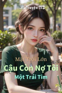 Bìa truyện Cậu Còn Nợ Tôi Một Trái Tim với hình ảnh hai nhân vật chính đối lập.
