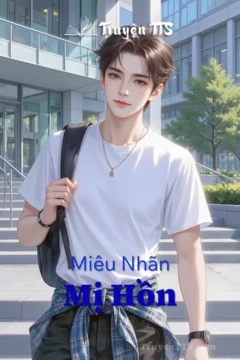 Bìa truyện Miêu Nhãn Mị Hồn với hình ảnh cặp đôi trong trang phục hiện đại.