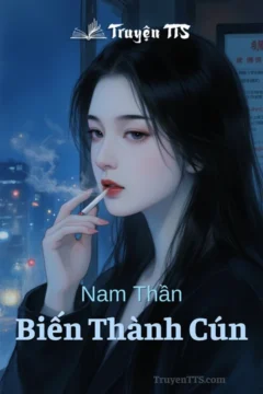 Bìa truyện Nam Thần Biến Thành Cún với hình ảnh cô gái và chú cún
