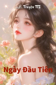 Bìa sách Ngày Đầu Tiên với hình ảnh thiên văn và hai nhân vật chính