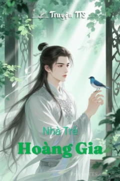 Bìa truyện Nhà Trẻ Hoàng Gia với hình ảnh các nhân vật cổ trang đang giảng dạy.