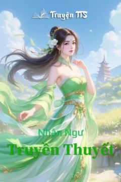 Bìa truyện Nhân Ngư Truyền Thuyết với hình ảnh nàng tiên cá và chàng thư sinh trong bối cảnh cổ đại.