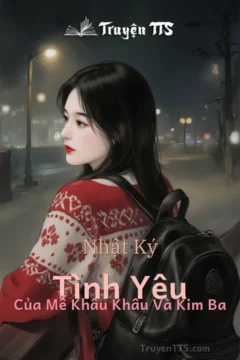 Bìa sách Nhật Ký Tình Yêu của Mễ Khâu Khâu và Kim Ba với hình ảnh minh họa hai nhân vật chính trong không gian trường học.
