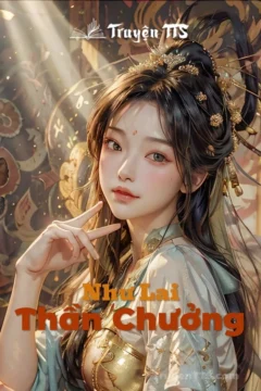 Bìa truyện Như Lai Thần Chưởng với hình ảnh nhân vật chính đang thi triển chưởng pháp.