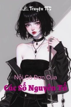 Bìa sách 'Các Số Nguyên Tố' với hình ảnh hai người cô đơn trong màn sương.