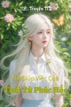 Bìa truyện Thái Tử Phúc Hắc với hình ảnh cặp đôi chính.