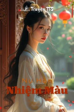 Bìa truyện Nụ Hôn Nhiệm Màu với hình ảnh cô gái và hoàng tử ếch.