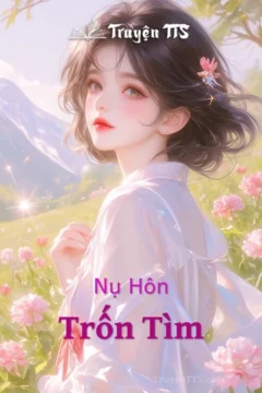 Bìa truyện Nụ Hôn Trốn Tìm với hình ảnh lãng mạn.