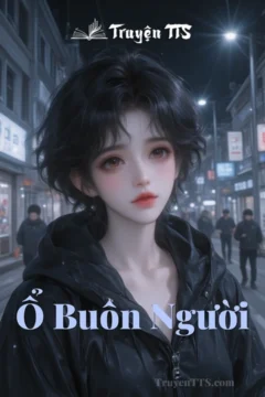 Bìa sách "Ổ Buôn Người" với hình ảnh liên quan đến trinh thám và chống buôn người.