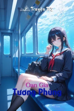 Bìa truyện Oan Gia Tương Phùng với hình ảnh hai nhân vật chính đối đầu nhau.